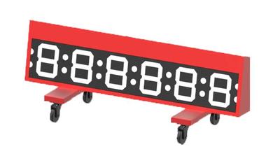 分段计时显示屏